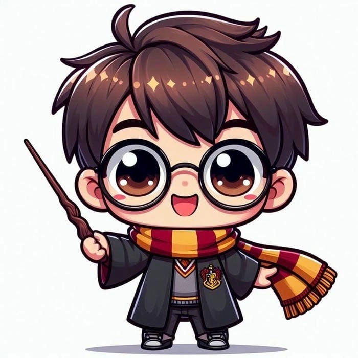Cute Harry Potter chibi melts hearts instantly