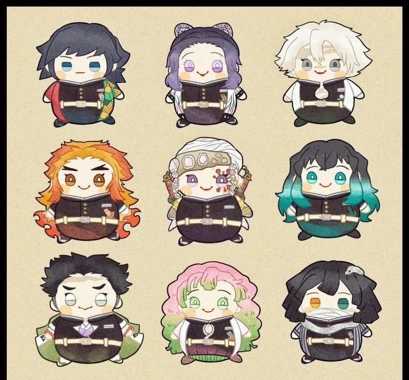 Hashira chibi small yet powerful vibe