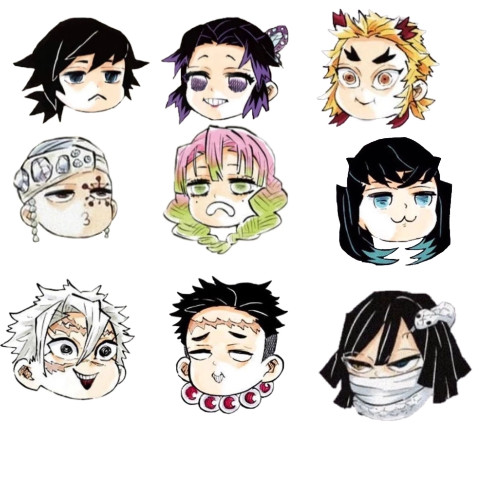 Hashira stickers fun and playful