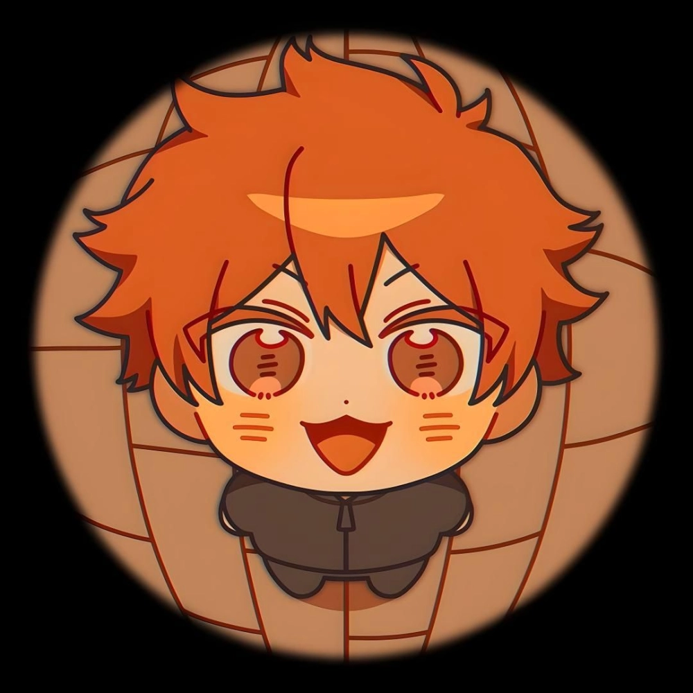 Chibi Hinata glowing with playful energy
