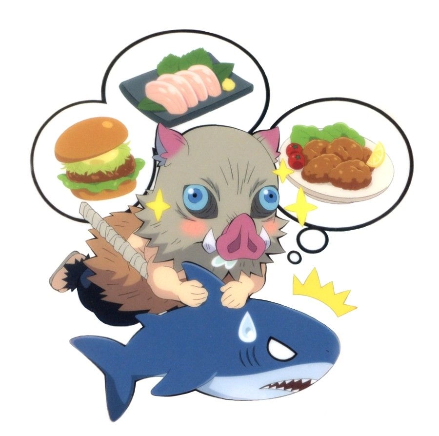 Inosuke chibi figure tiny but powerful