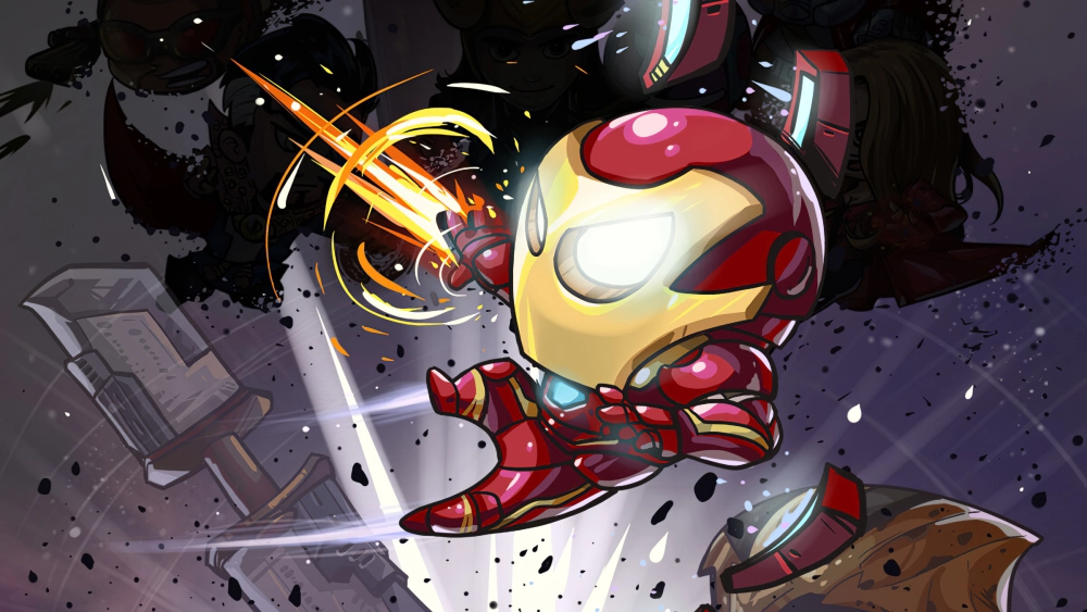 Chibi Tony Stark turns genius into tiny charm