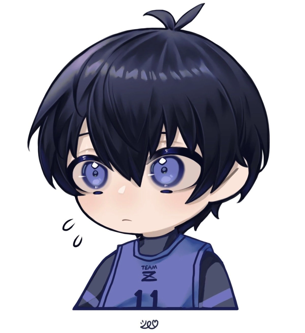 Isagi chibi figure perfect for fans