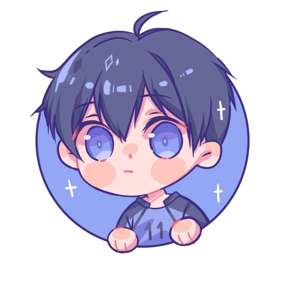 Isagi chibi drawing alive with detail