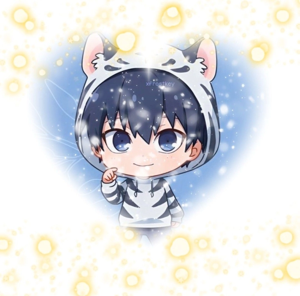 Isagi chibi fanart full of passion