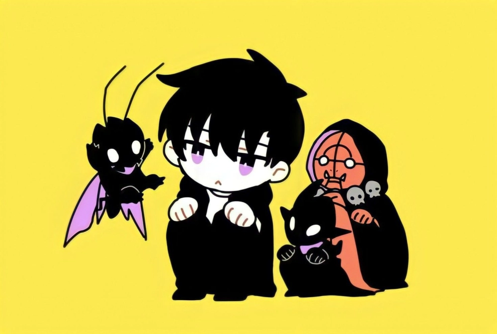 Jinwoo chibi drawing captures detailed tiny charm