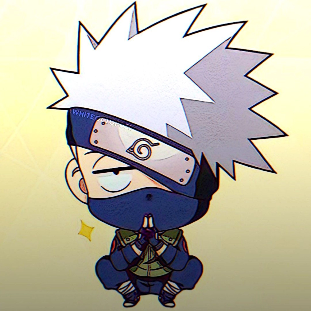 Chibi Kakashi full of ninja cool charm
