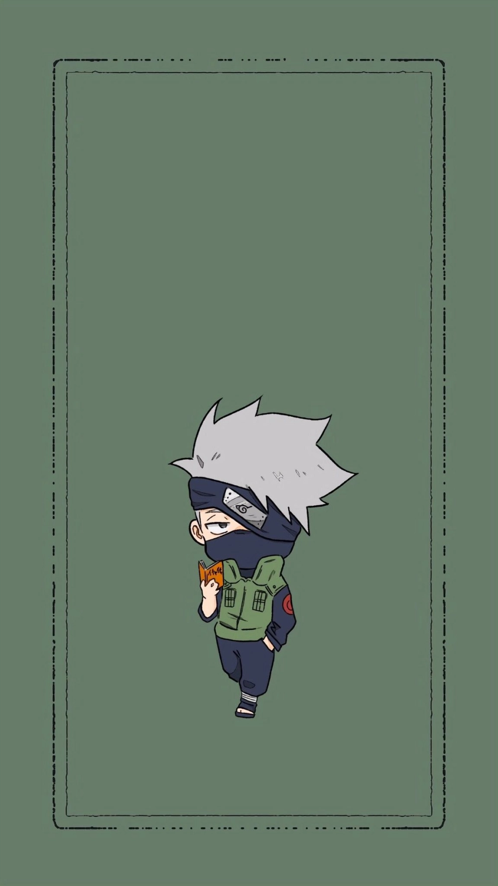 Chibi Kakashi wallpaper brightens screens