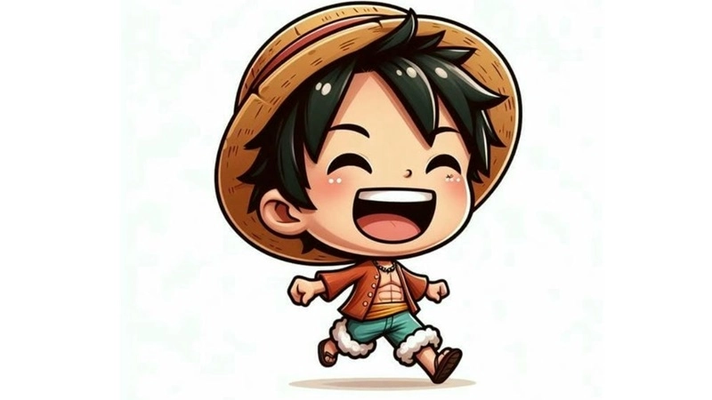 Luffy chibi fanart creative and unique