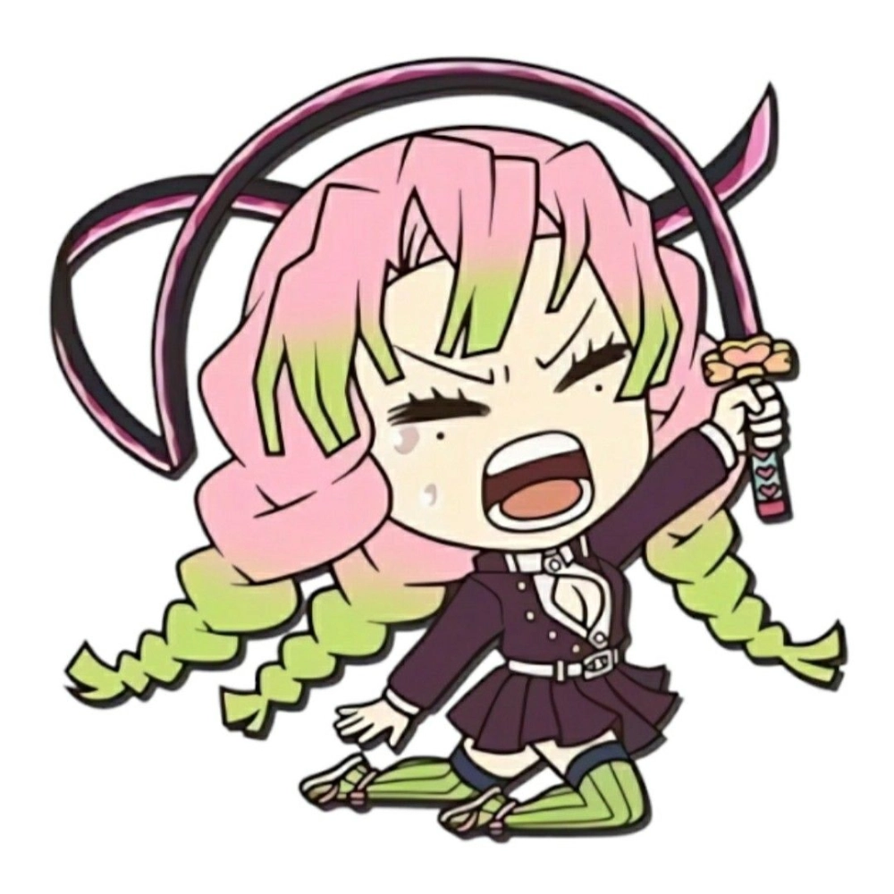 Mitsuri chibi drawing detailed with care