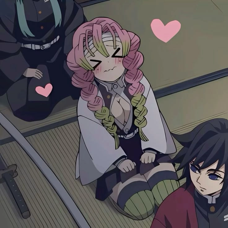 Mitsuri Kanroji chibi pure anime beauty