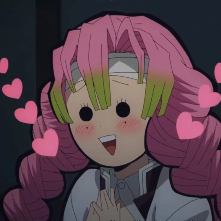 Kawaii Mitsuri chibi sparking happiness