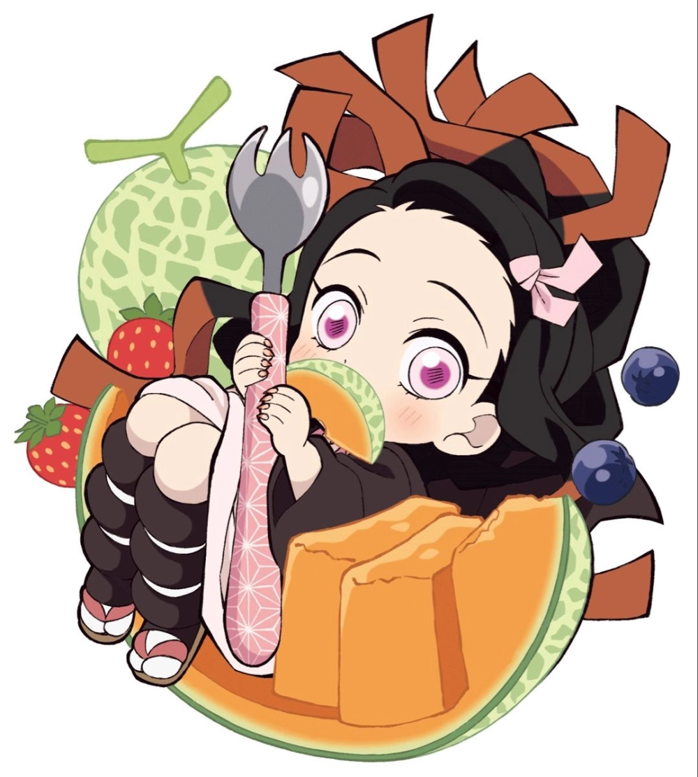 Chibi Nezuko Kamado pure anime magic