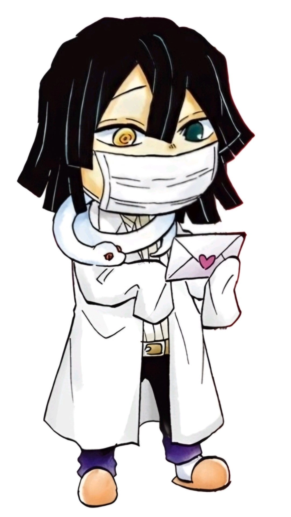 Unique soul revealed in obanai iguro art