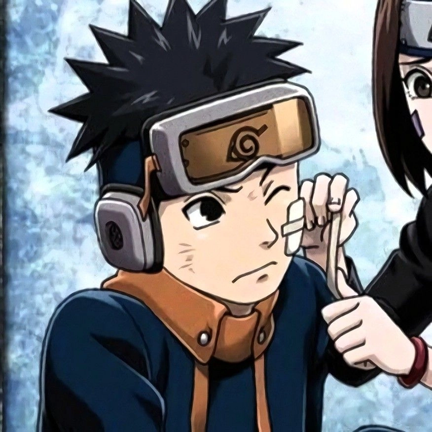 Dark power flows in chibi Obito Akatsuki