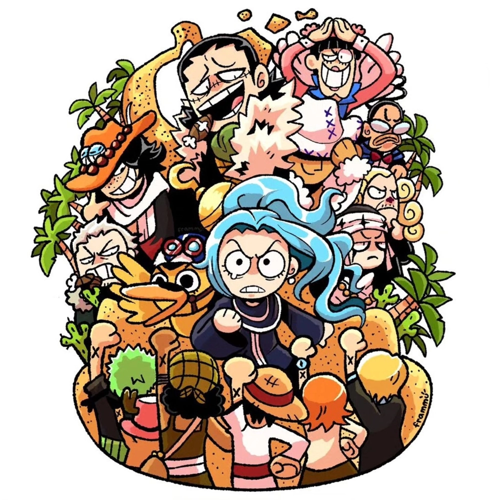 Wano arc vibes in One Piece Wano chibi style