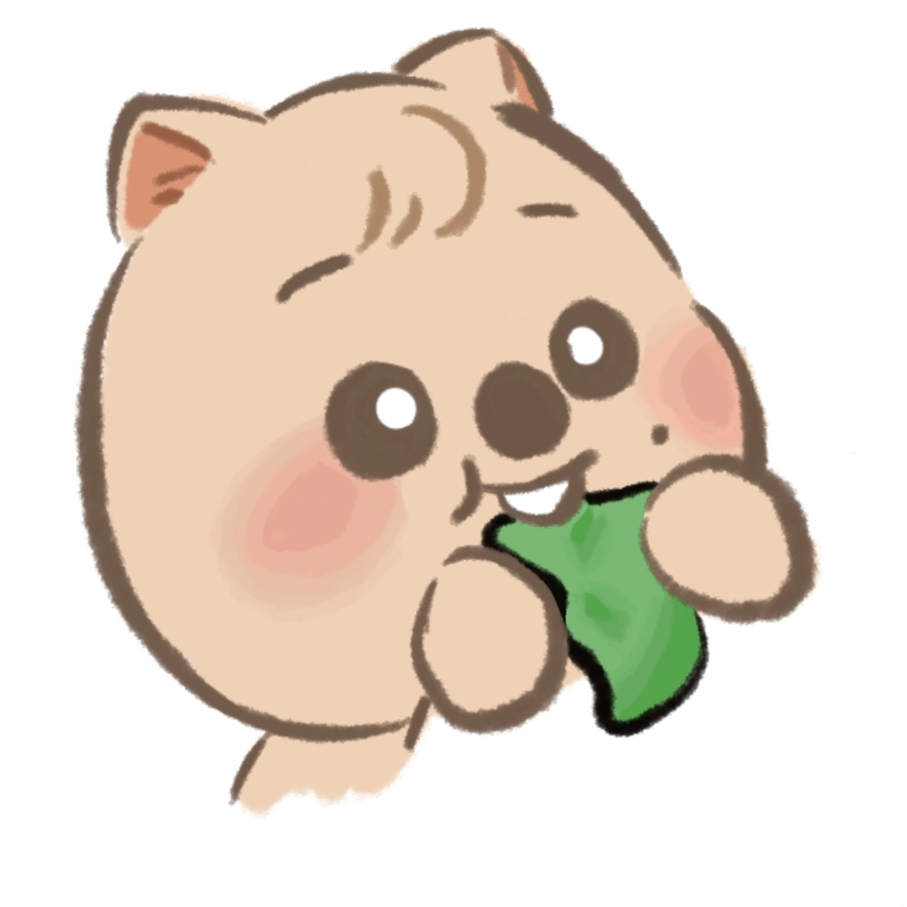 Chibi quokka gif tiny charm in lively loop