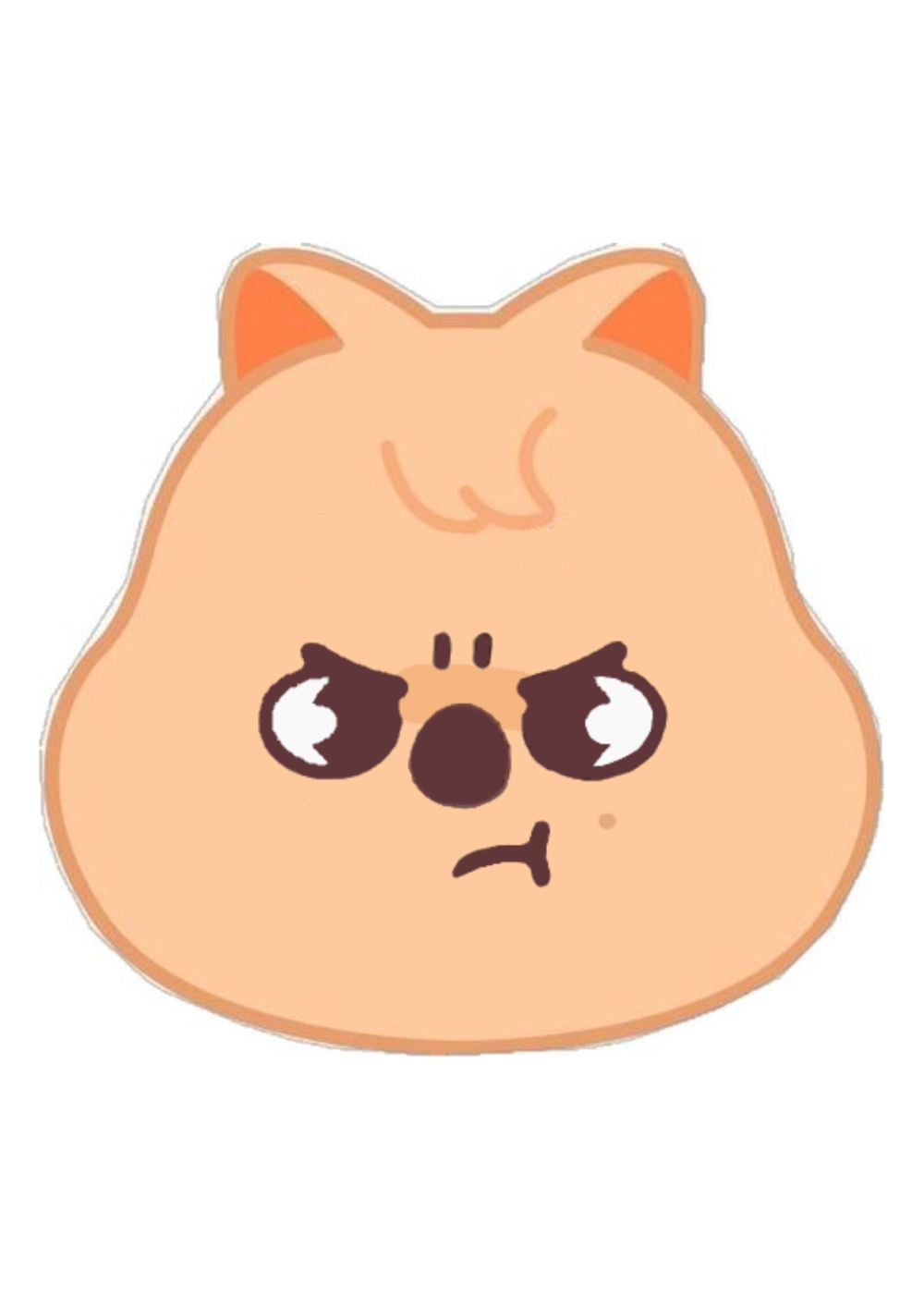 Chibi quokka illustration soft strokes of love