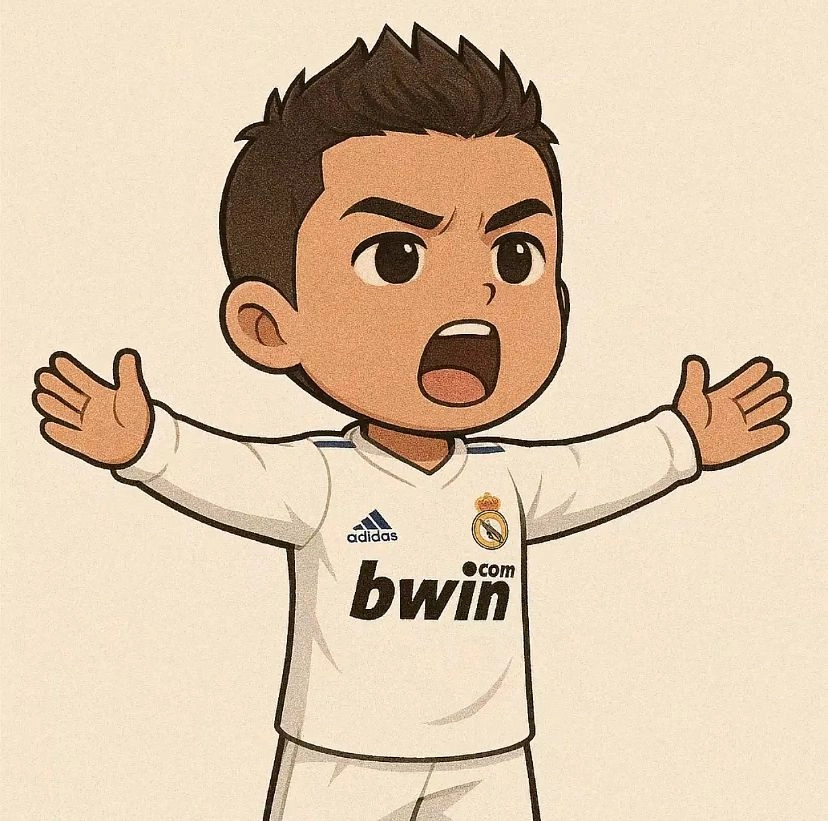 Ronaldo chibi fanart sparks creative excitement