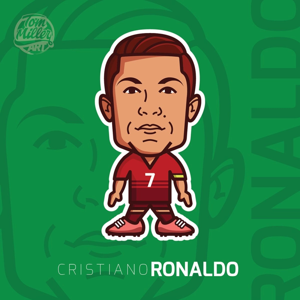 Chibi CR7 spreads fun tiny football vibes