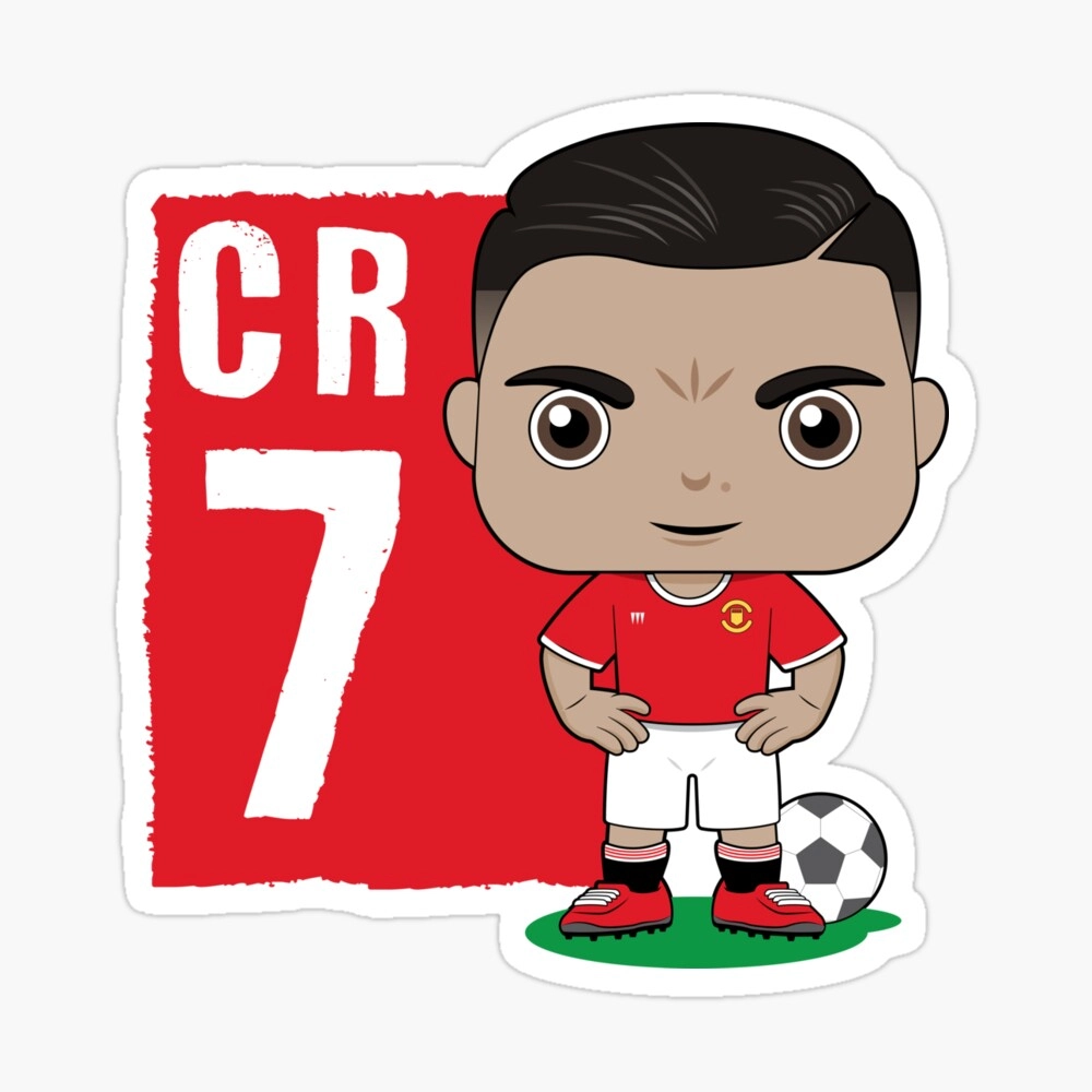 Ronaldo chibi poster decorates screens with style