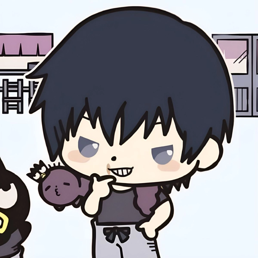 Creative strokes glow in Toji chibi drawing