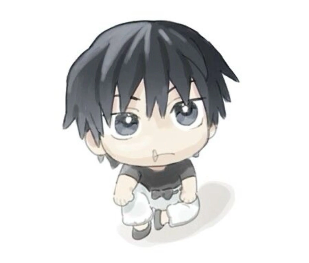 Intense spirit burns in Toji Fushiguro fanart