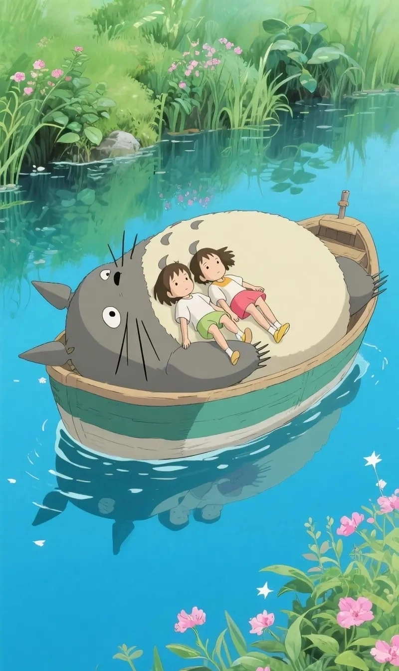 Cute Chibi Totoro melts hearts with charm