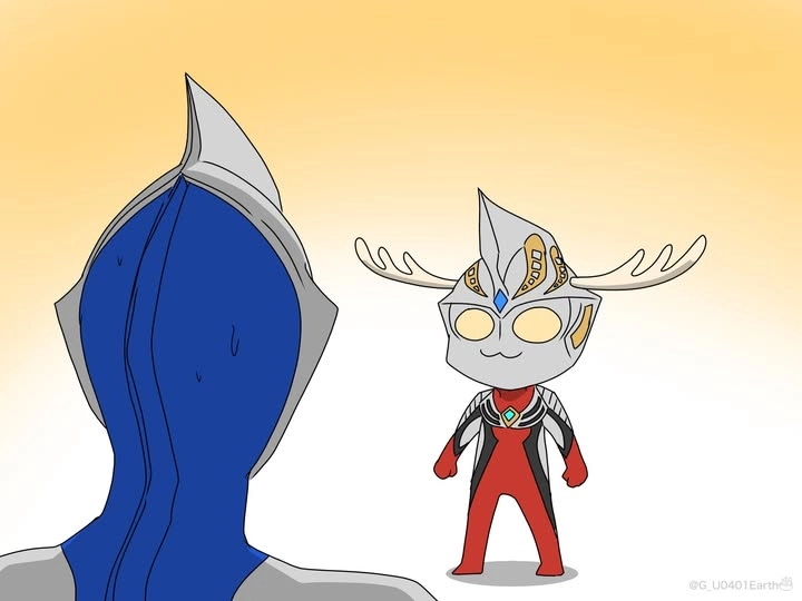 Cute chibi Ultraman melts hearts instantly