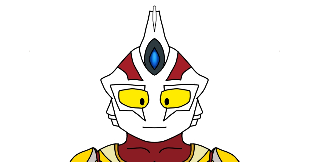 Chibi Ultraman drawing captures playful detail