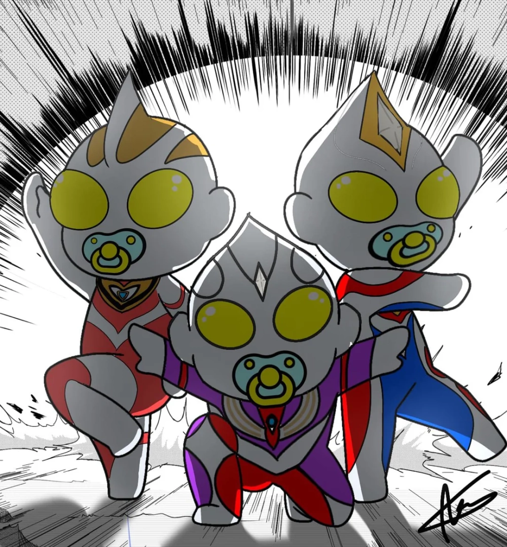 Ultraman chibi feels cute yet powerful