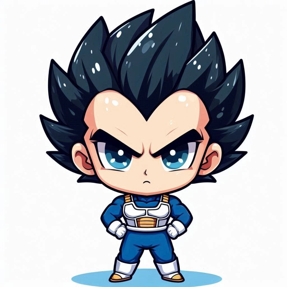 Sweet twist shines with chibi Vegeta cute look