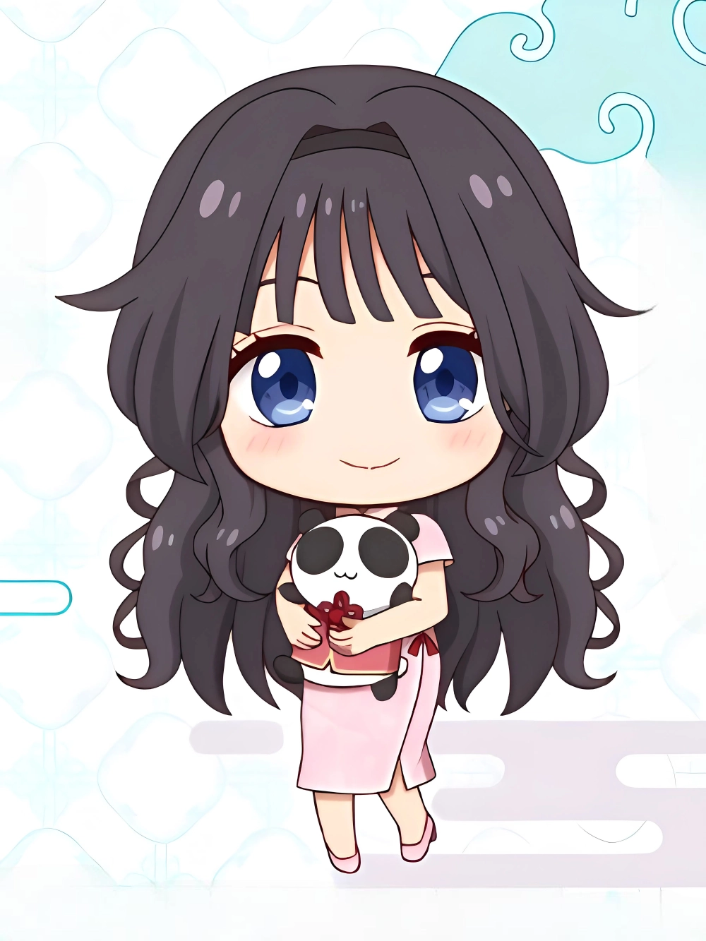 Waguri Chibi wallpaper bright and fun