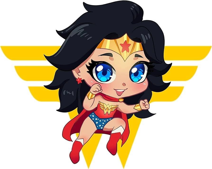 Chibi Wonder Woman fanart spreads heroic energy