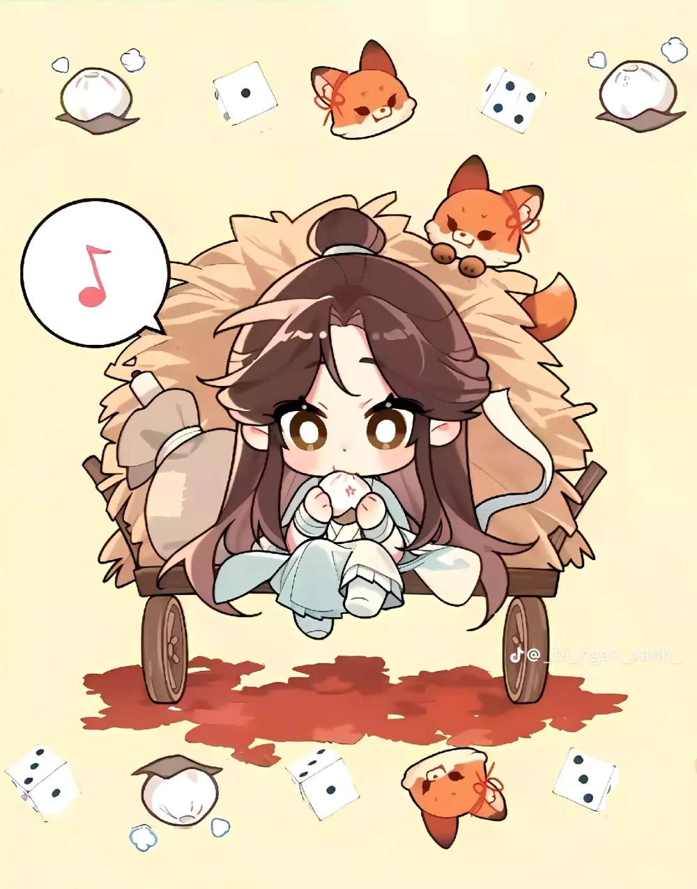 Chibi Xie Lian shows tiny celestial charm and joy