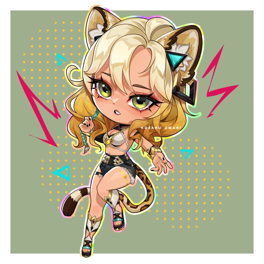 Chibi Xilonen shows tiny magical charm and fun