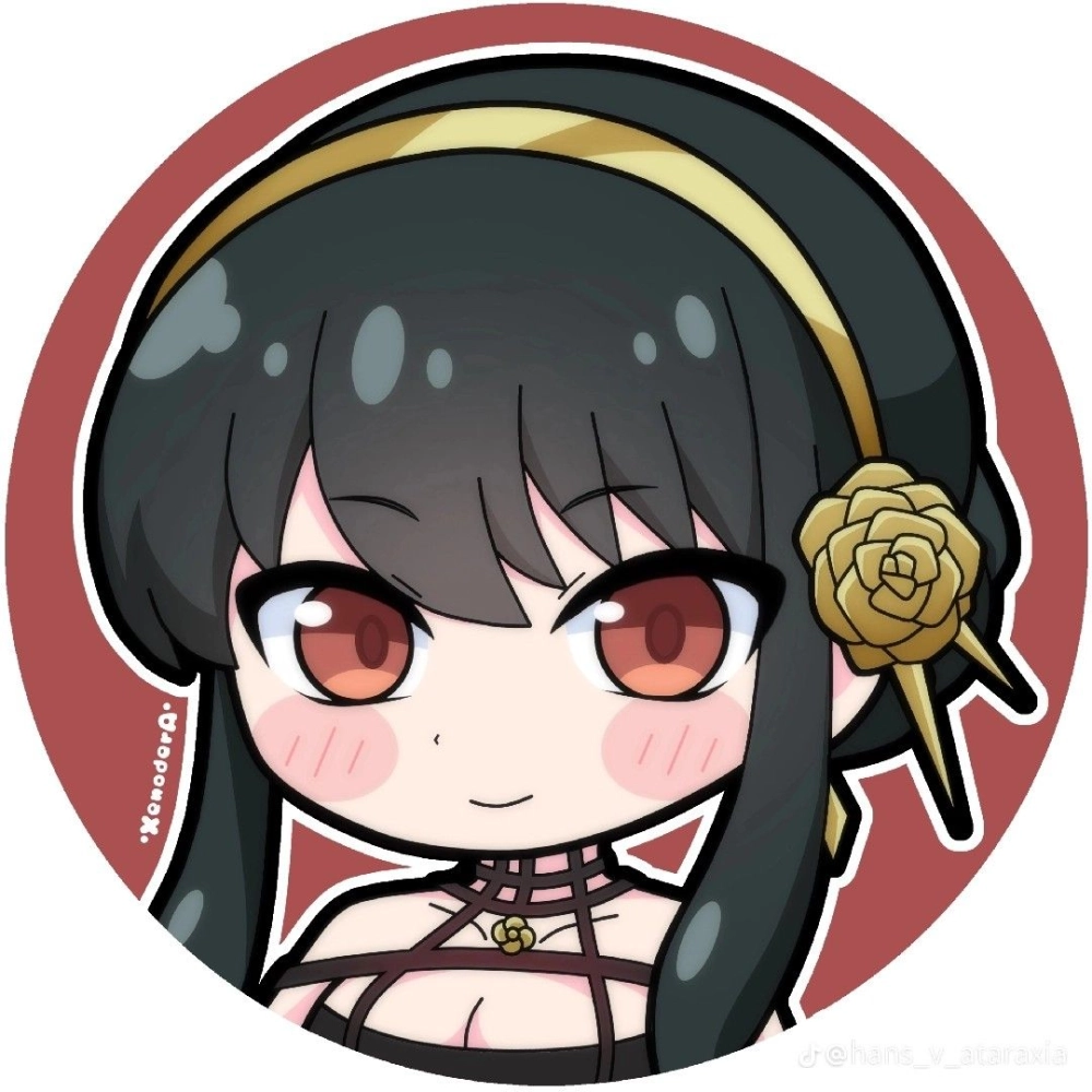 Unique passion lives in Yor Forger chibi fanart