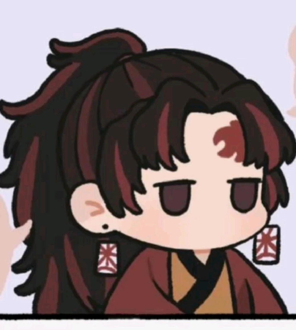 Fierce aura glows in Yoriichi chibi style