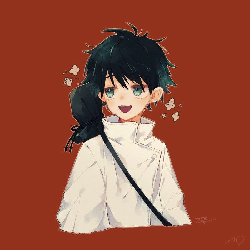 Soft vibe flows in chibi Yuta wallpaper