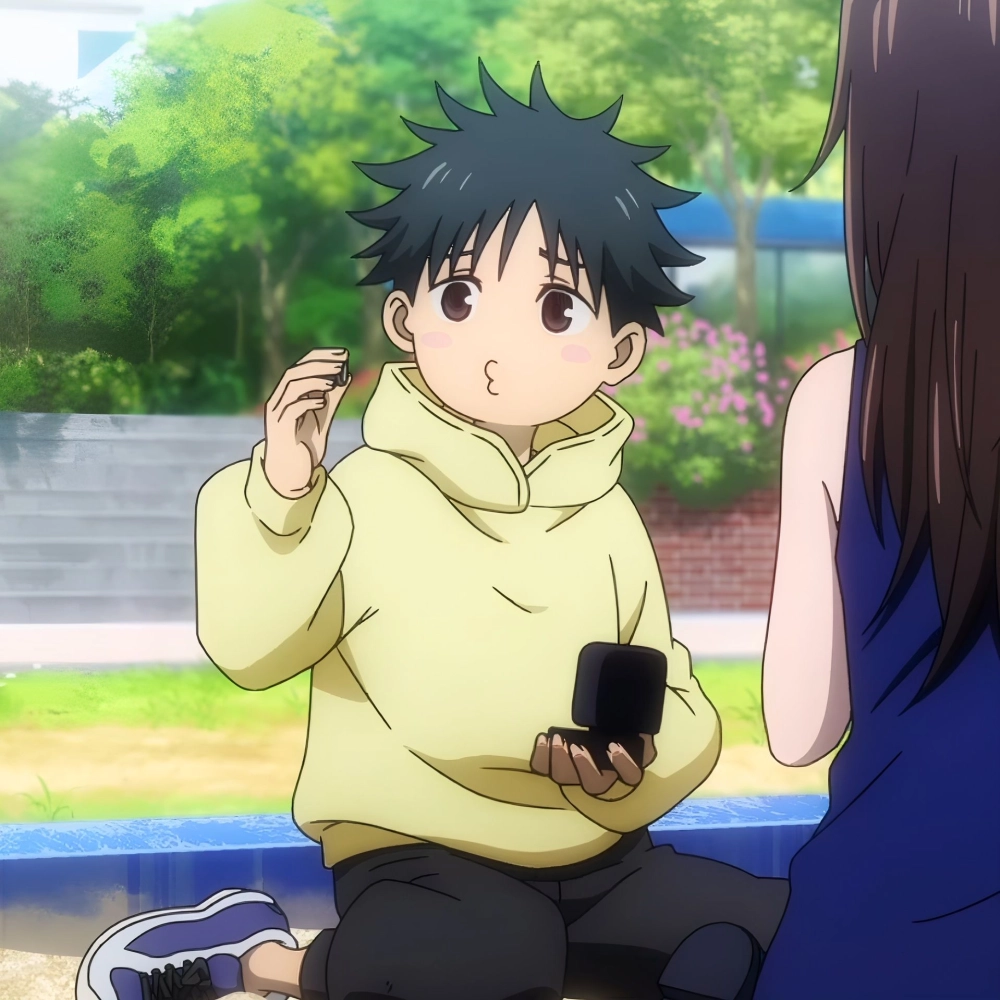 Stylish mood shows in chibi Yuta pfp design