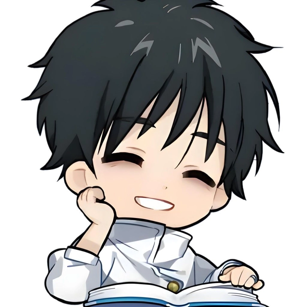 Gentle charm glows in chibi Yuta style