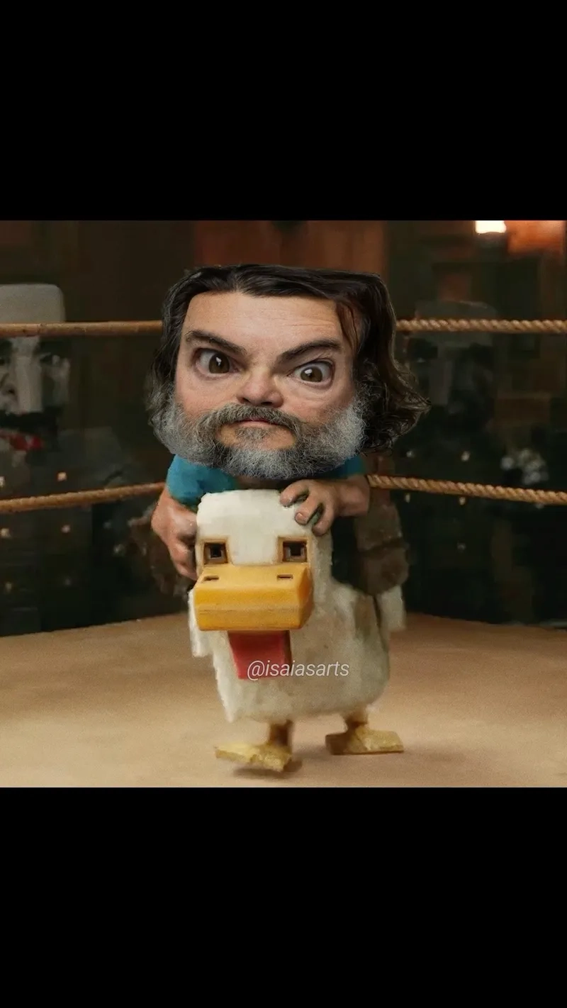 Another hilarious take on the minecraft chicken jockey meme.