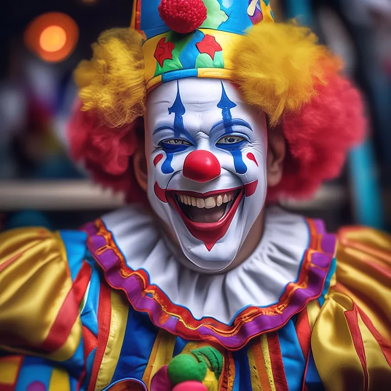 Reacting with the clown emoji meme.