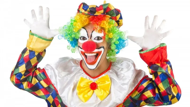 The iconic joker clown meme.