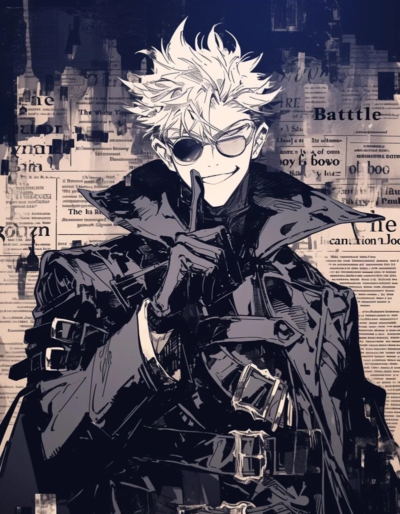 Cold anime images shine with dark anime aesthetic