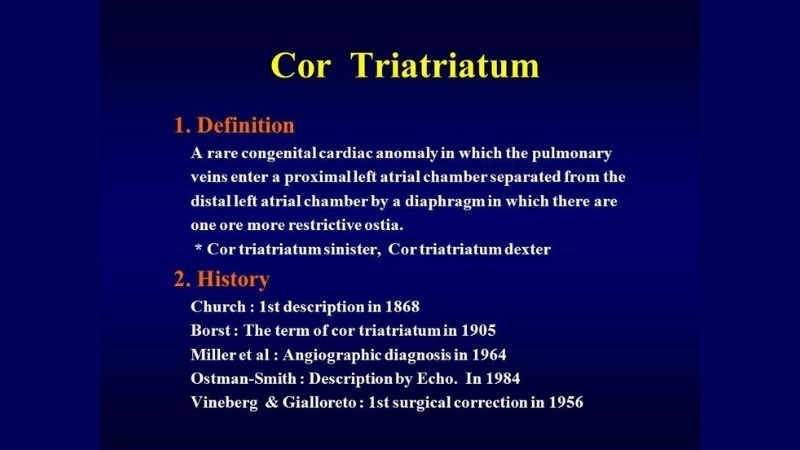 Cor triatriatum symptoms warning signs of cardiac anomaly