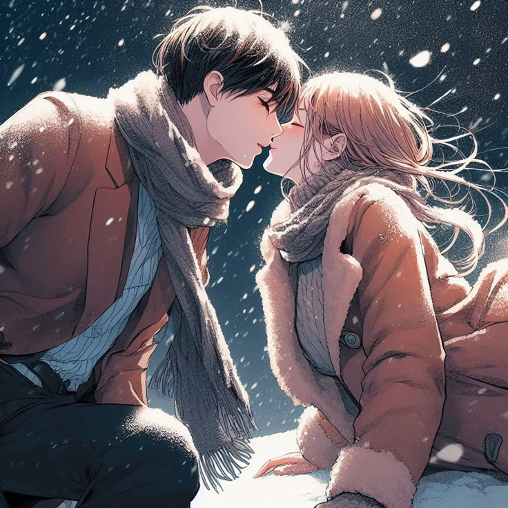 Unique anime couple art captured in couple anime images