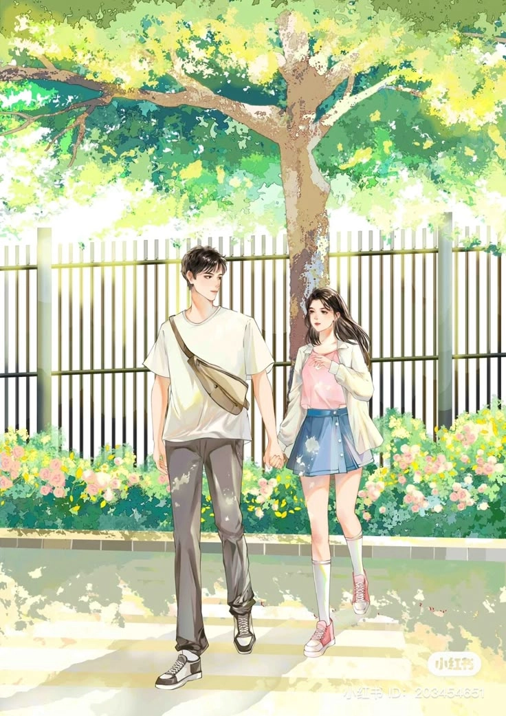 Emotional sad anime couple moments in couple anime images