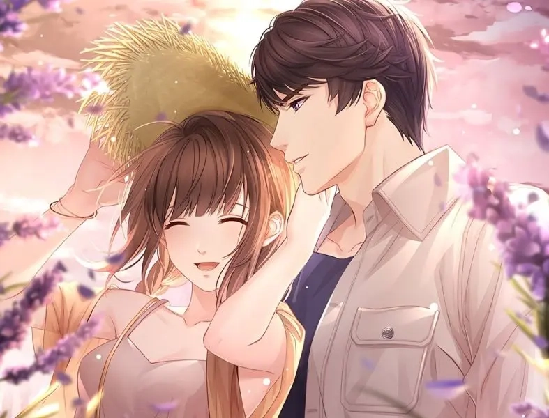 Charming couple anime images highlight couple anime cute