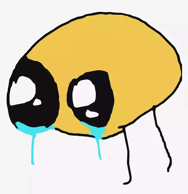 My brain cells represented by a melting emoji